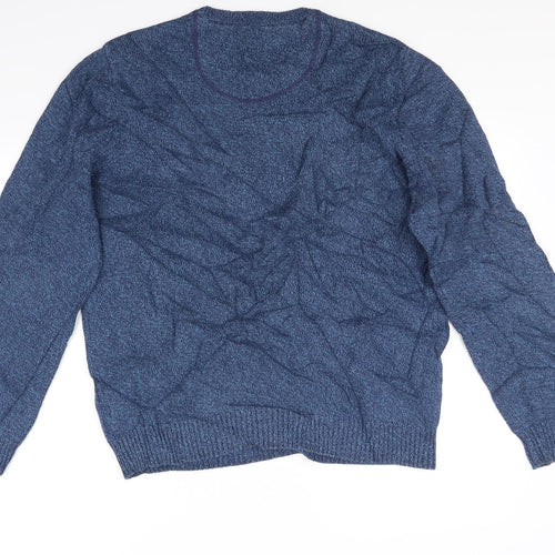 BHS Mens Blue   Pullover Jumper Size L