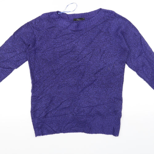 BM Womens Purple   Pullover Jumper Size S