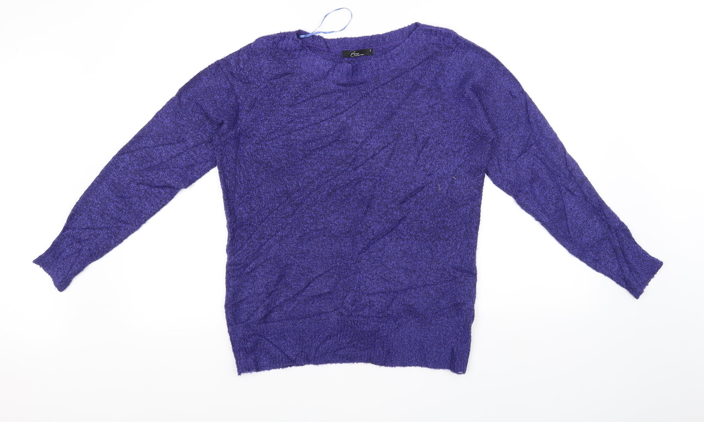BM Womens Purple   Pullover Jumper Size S