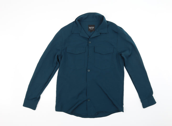 Boohoo Womens Green Jacket Size S