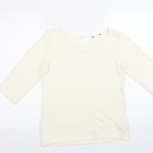 Limited Edition Womens White   Basic Blouse Size 12