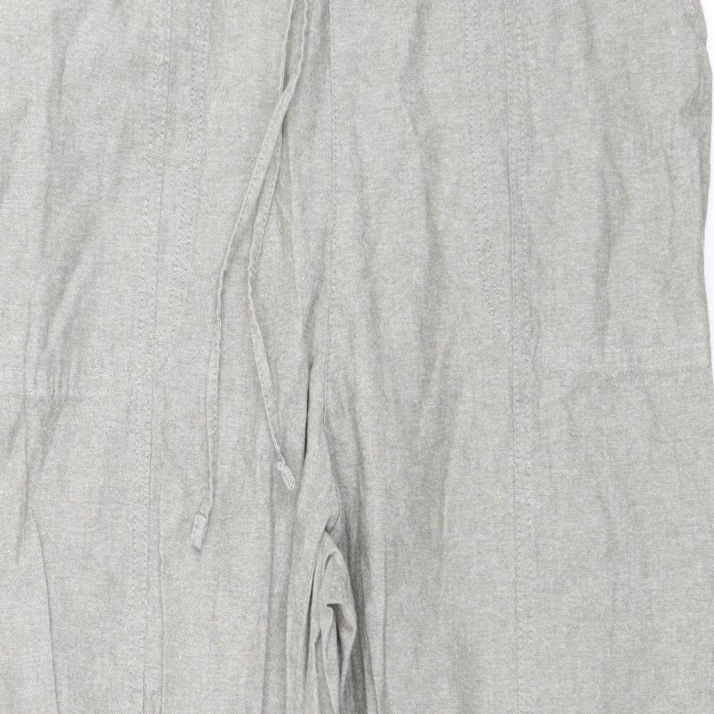 isle Womens Grey   Trousers  Size 16 L24 in