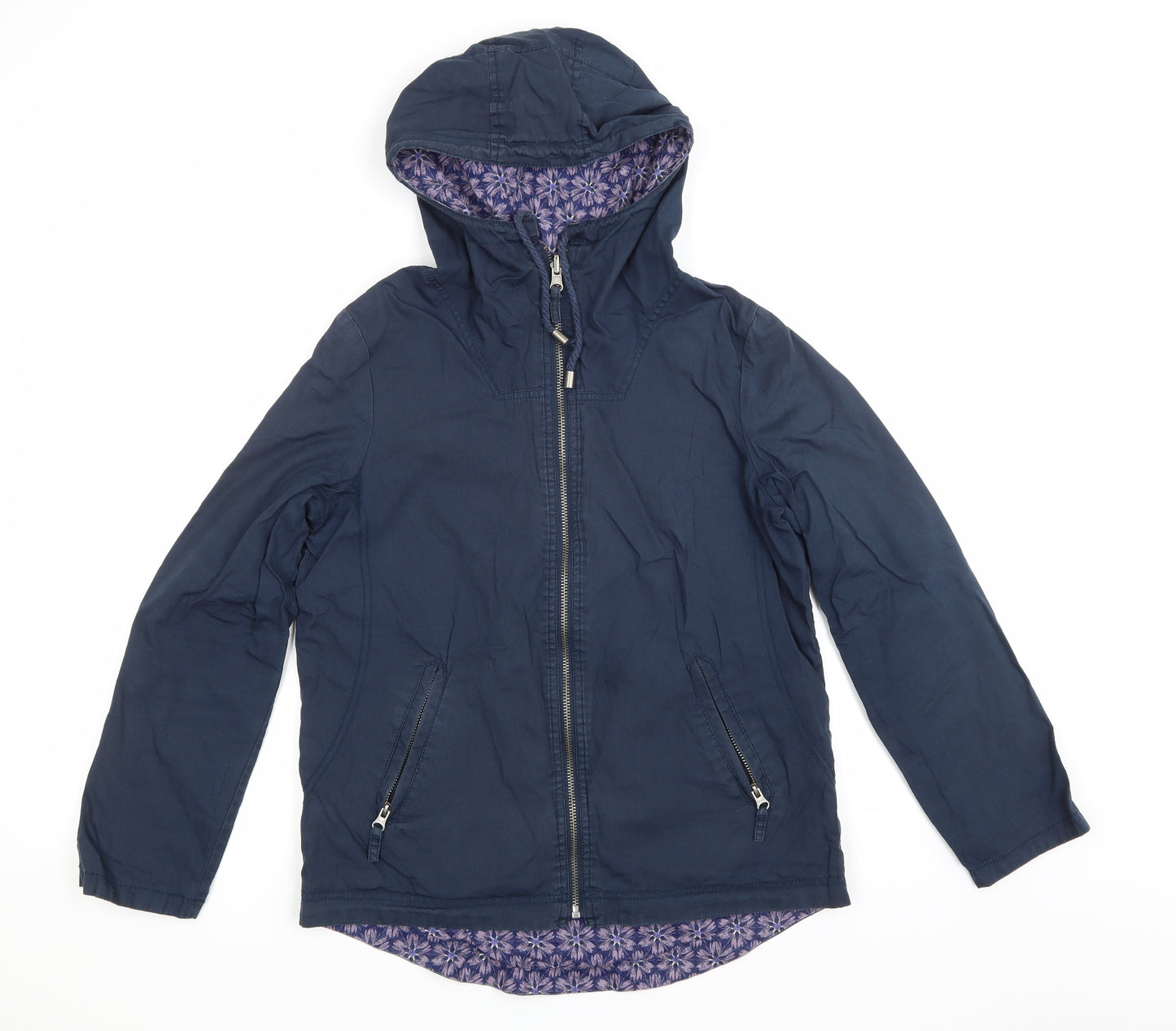 Preworn Womens Blue   Windbreaker Coat Size S
