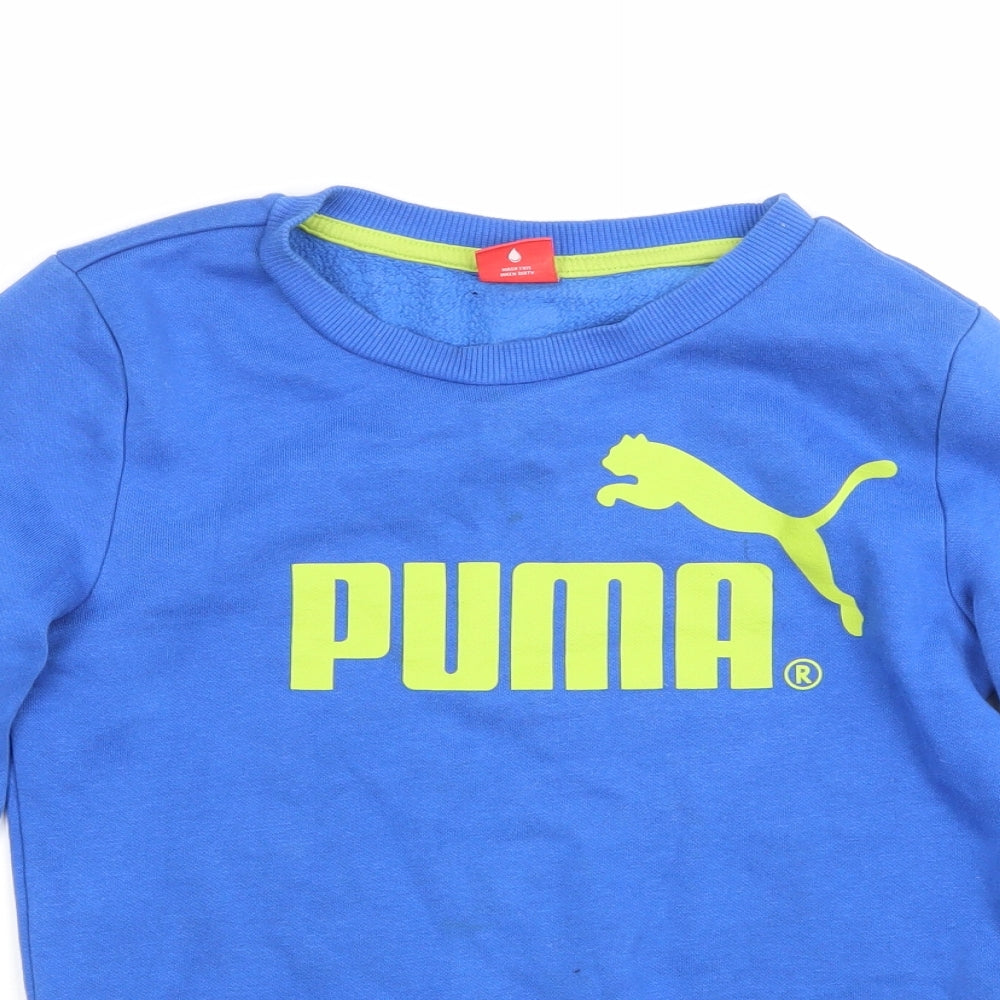 PUMA Boys Blue   Pullover Sweatshirt Size M