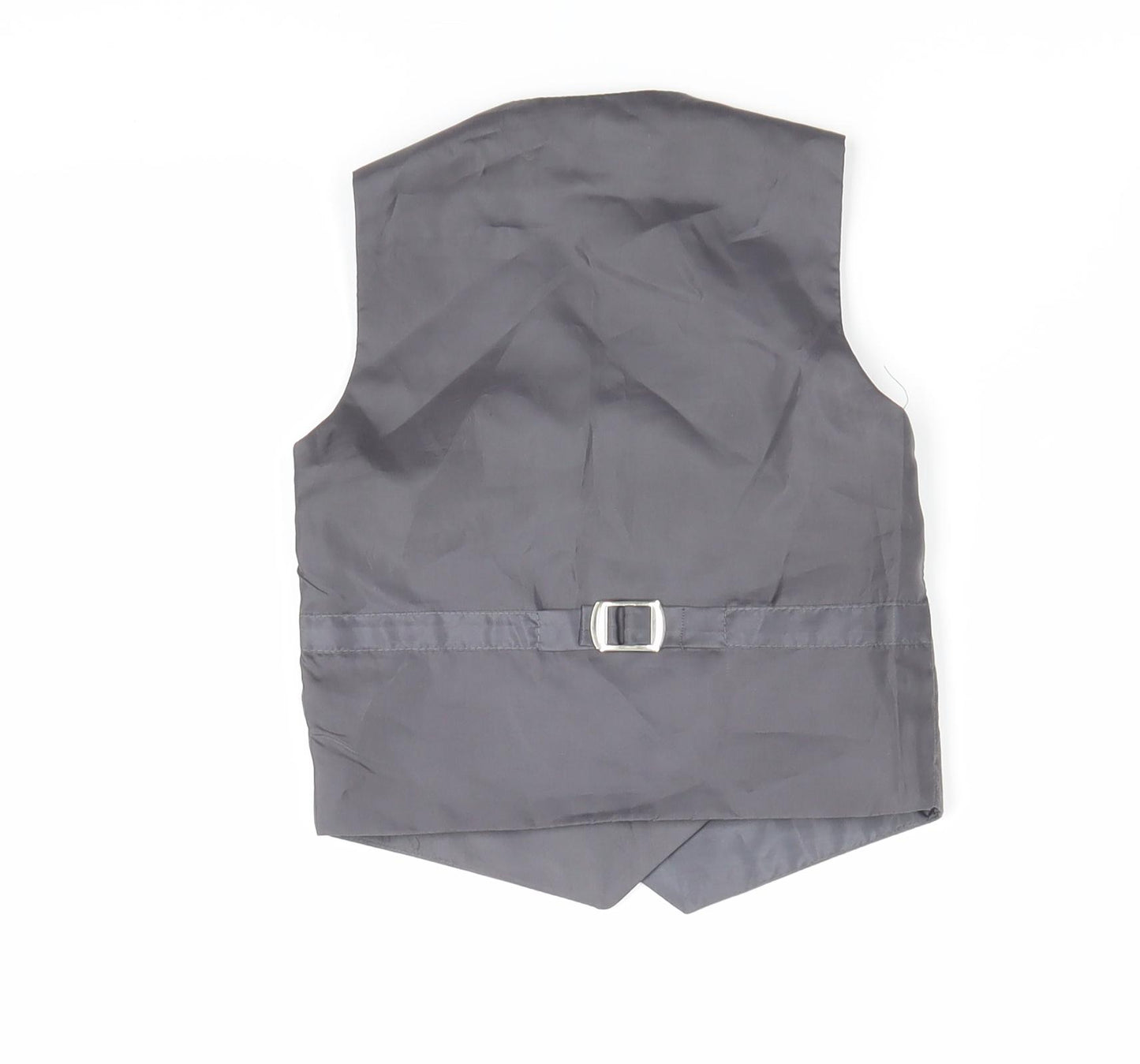 Romaario Boys Grey   Overcoat Waistcoat Size 3 Years