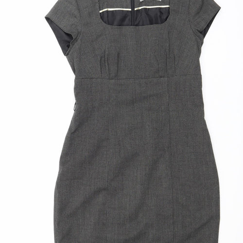 Sophie Grey Womens Grey   A-Line  Size 10