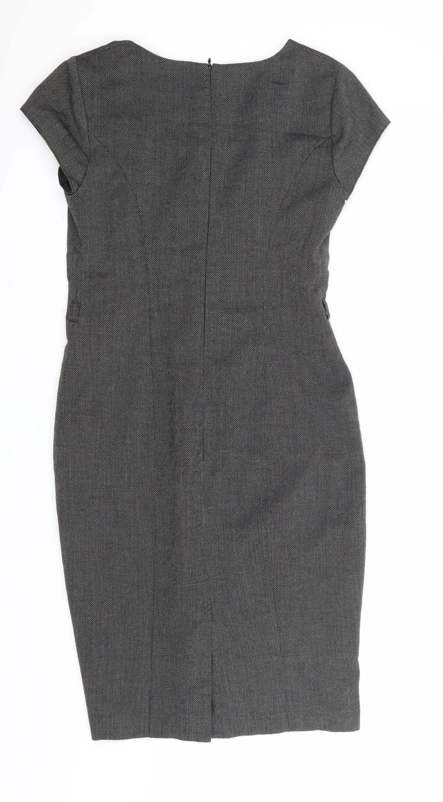 Sophie Grey Womens Grey   A-Line  Size 10