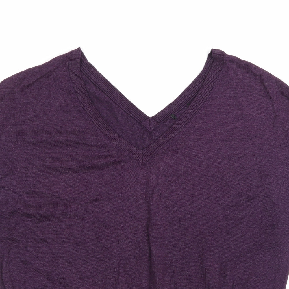 H&M Womens Purple   Pullover Jumper Size M
