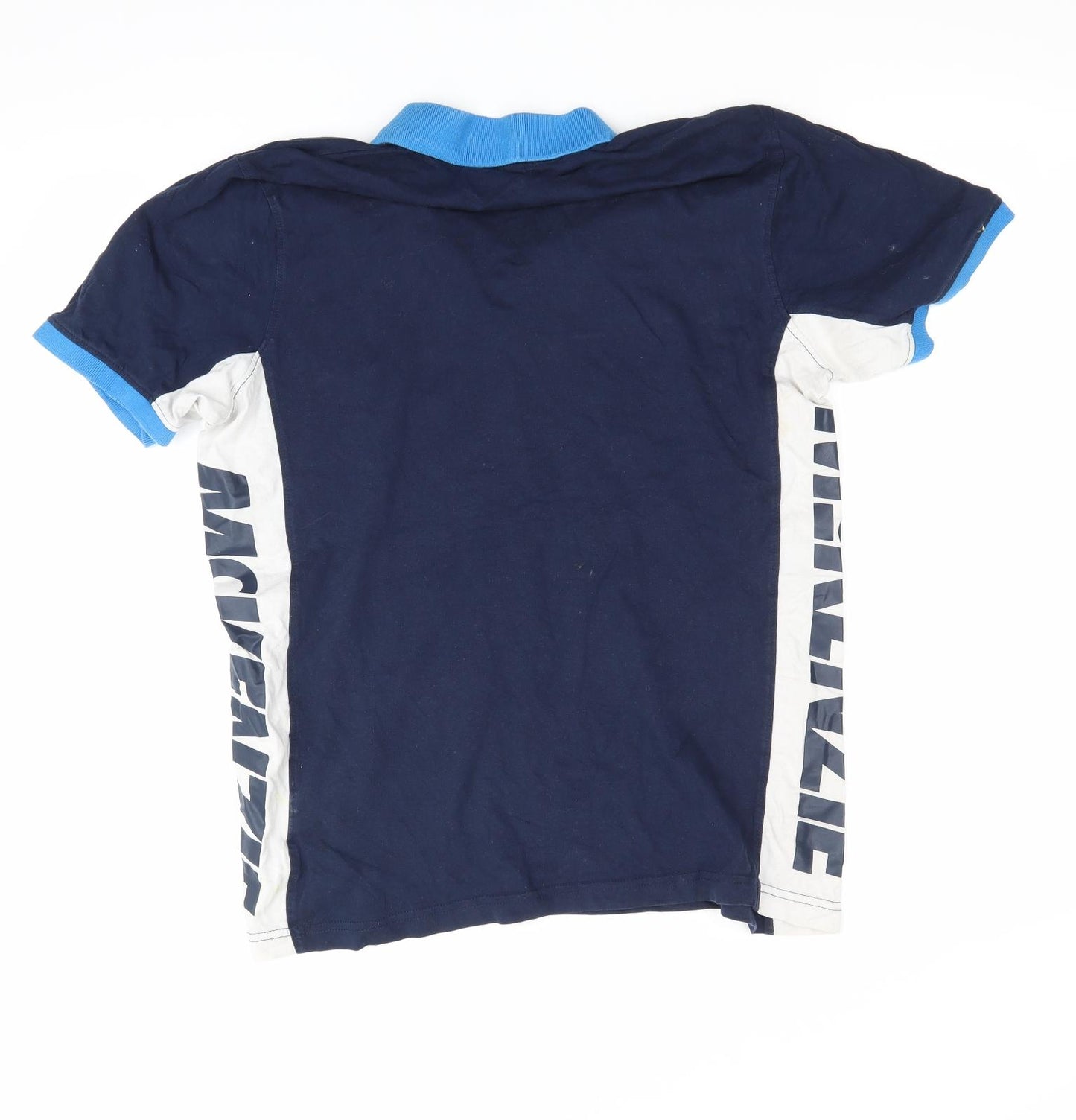 McKenzie Mens Blue  Jersey  Polo Size M