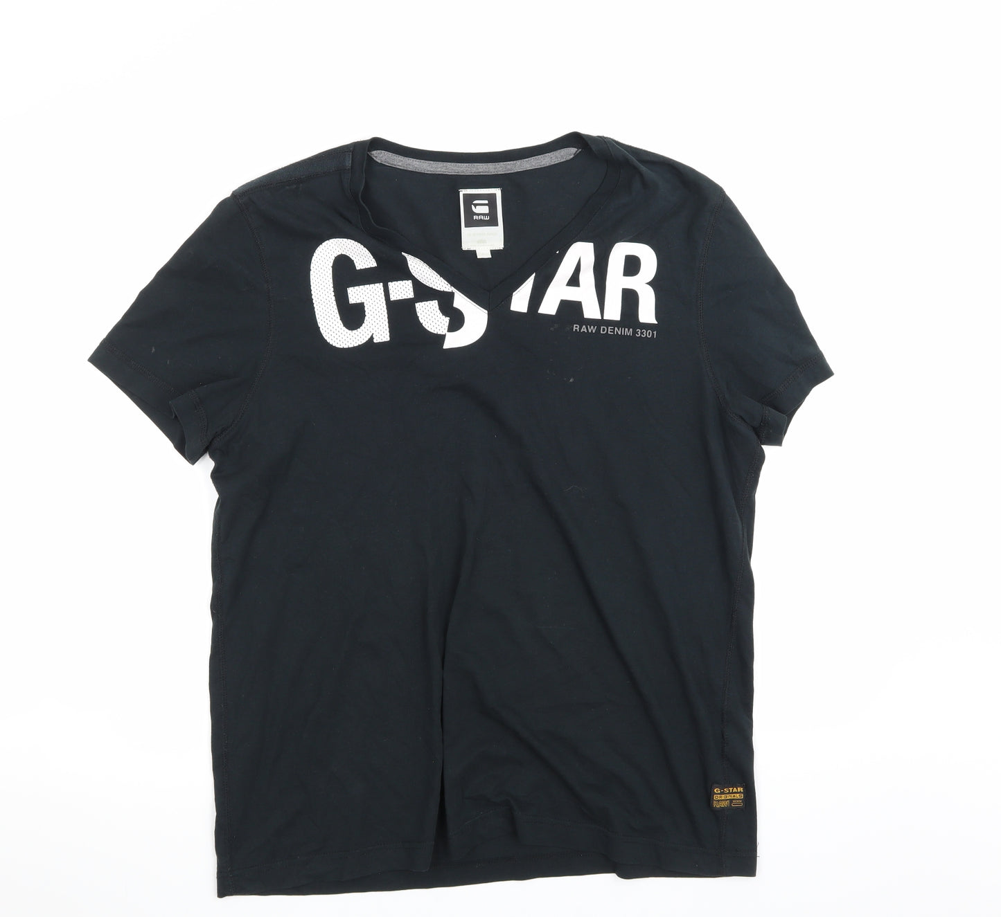 G star Mens Black  Jersey  T-Shirt Size L