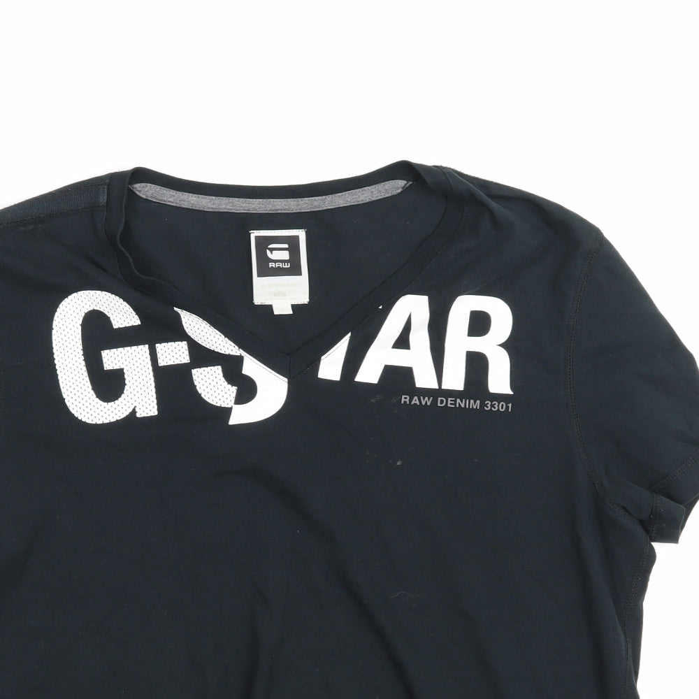 G star Mens Black  Jersey  T-Shirt Size L