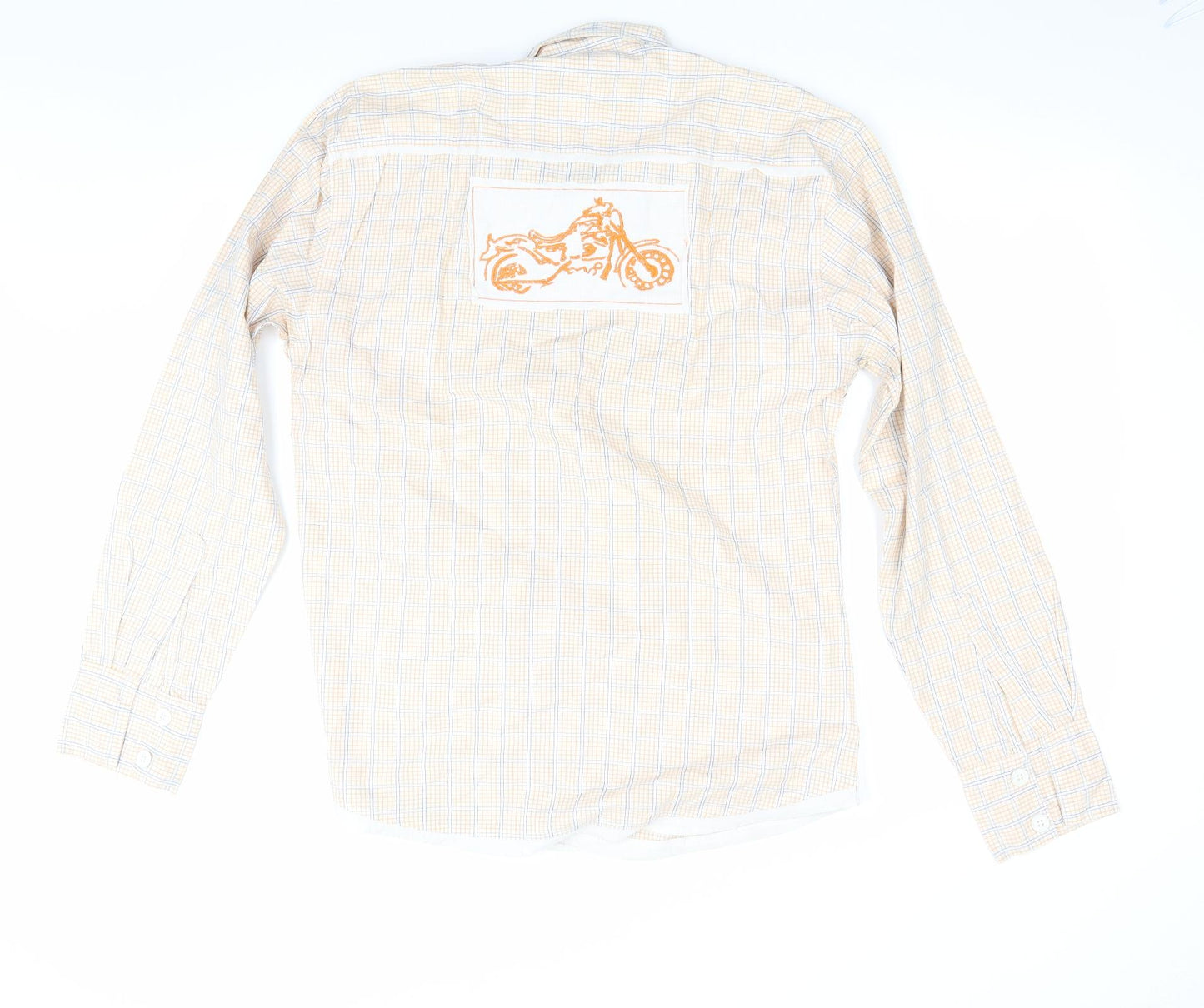 Never Nine Mens Beige    Button-Up Size XL