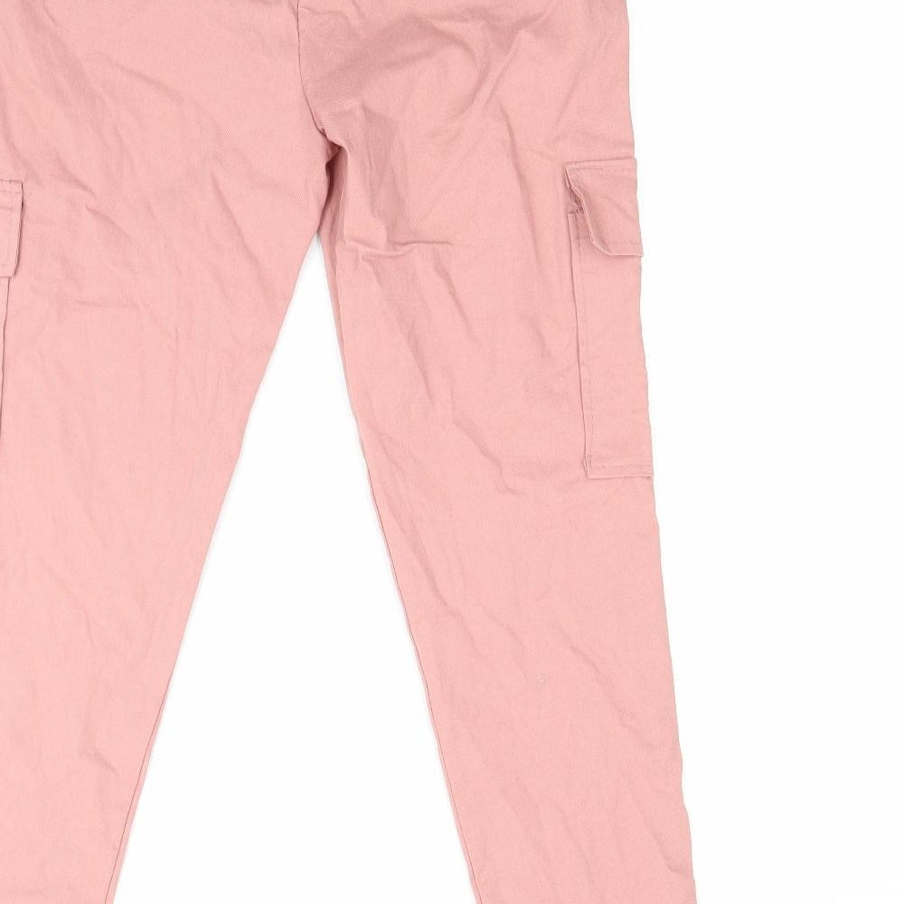 Preworn Girls Pink   Jogger Trousers Size XL