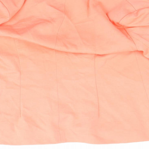 Evita Womens Orange   Jacket Blazer Size 12