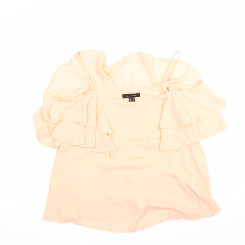 Atmosphere Womens Orange   Basic Blouse Size 12