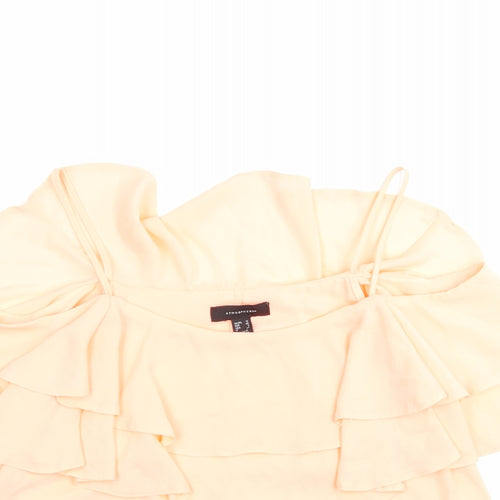 Atmosphere Womens Orange   Basic Blouse Size 12