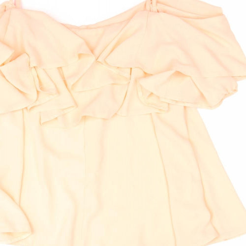 Atmosphere Womens Orange   Basic Blouse Size 12