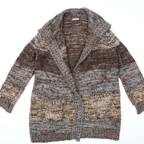 TU Womens Brown  Knit Cardigan Jumper Size 18
