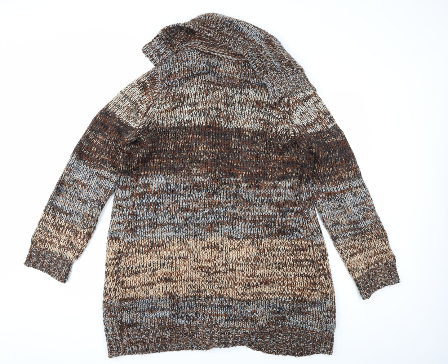 TU Womens Brown  Knit Cardigan Jumper Size 18