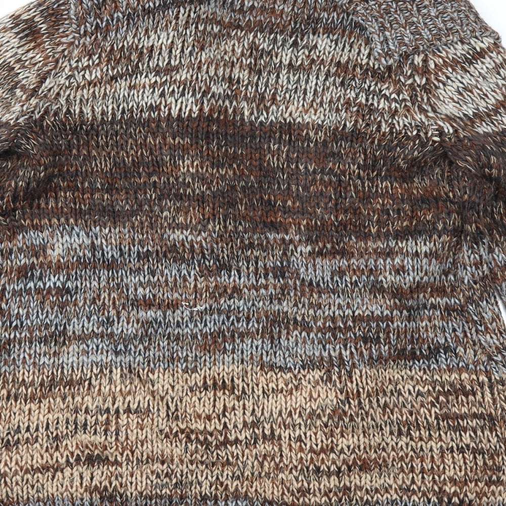 TU Womens Brown  Knit Cardigan Jumper Size 18