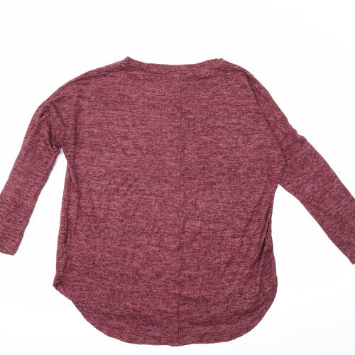 Primark Womens Red  Knit Pullover Jumper Size 12