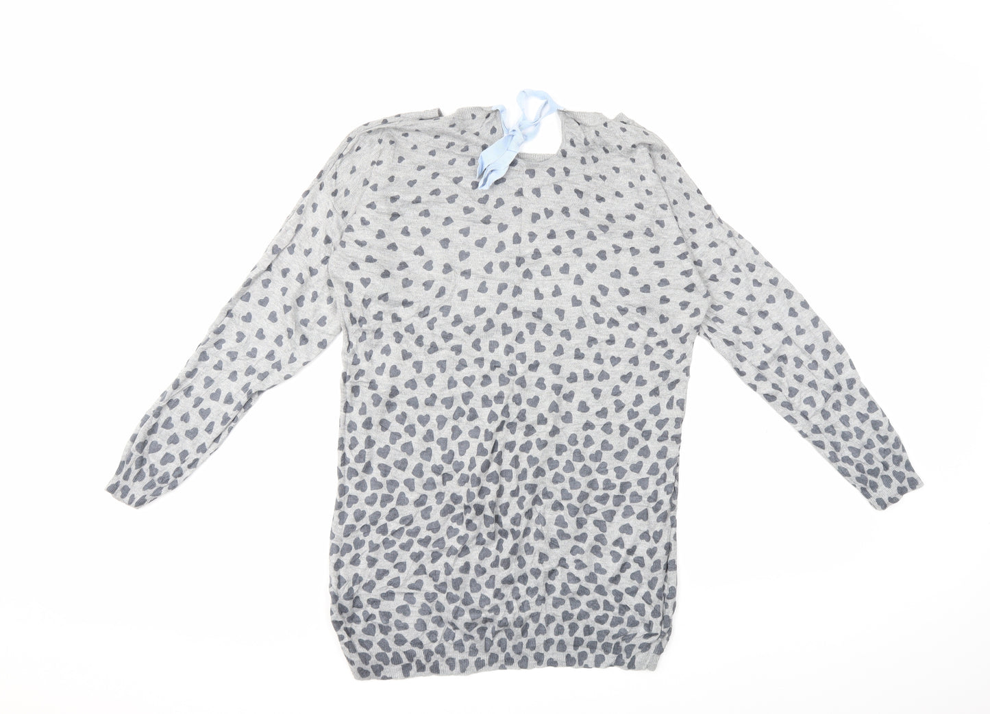 George Womens Grey  Knit Pullover Jumper Size 10