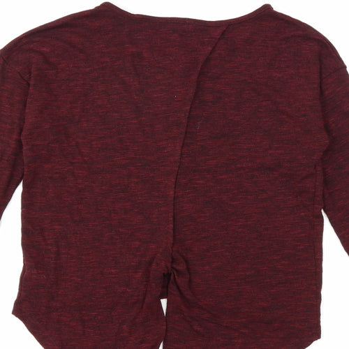 Kylie Girls Red  Knit Pullover Jumper Size 13 Years