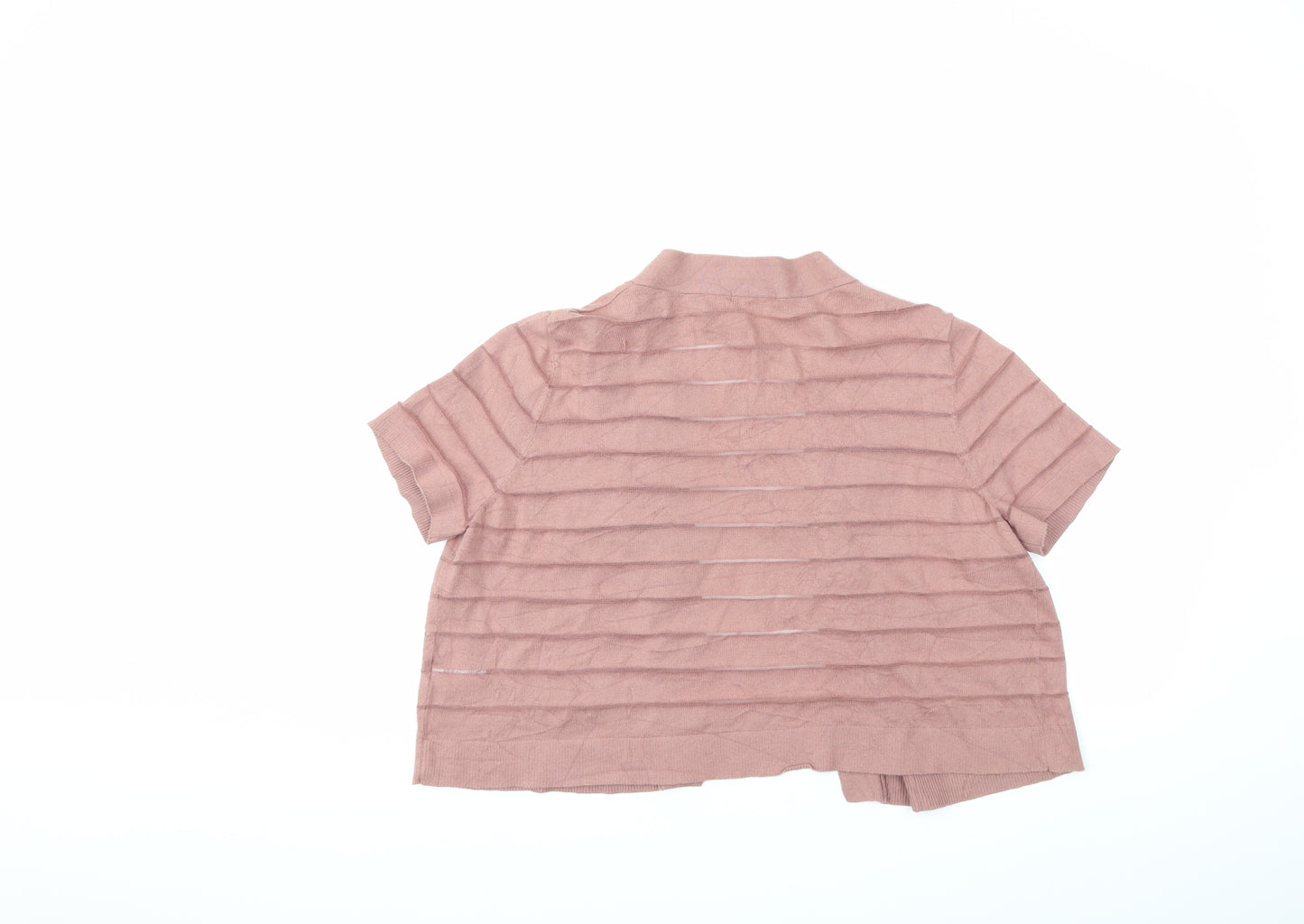 TU Womens Pink  Knit Cardigan Jumper Size 18