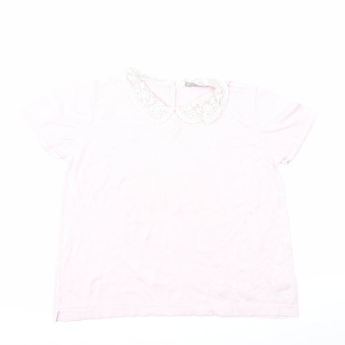 Marks and Spencer Womens Pink  Knit Pullover Jumper Size 16
