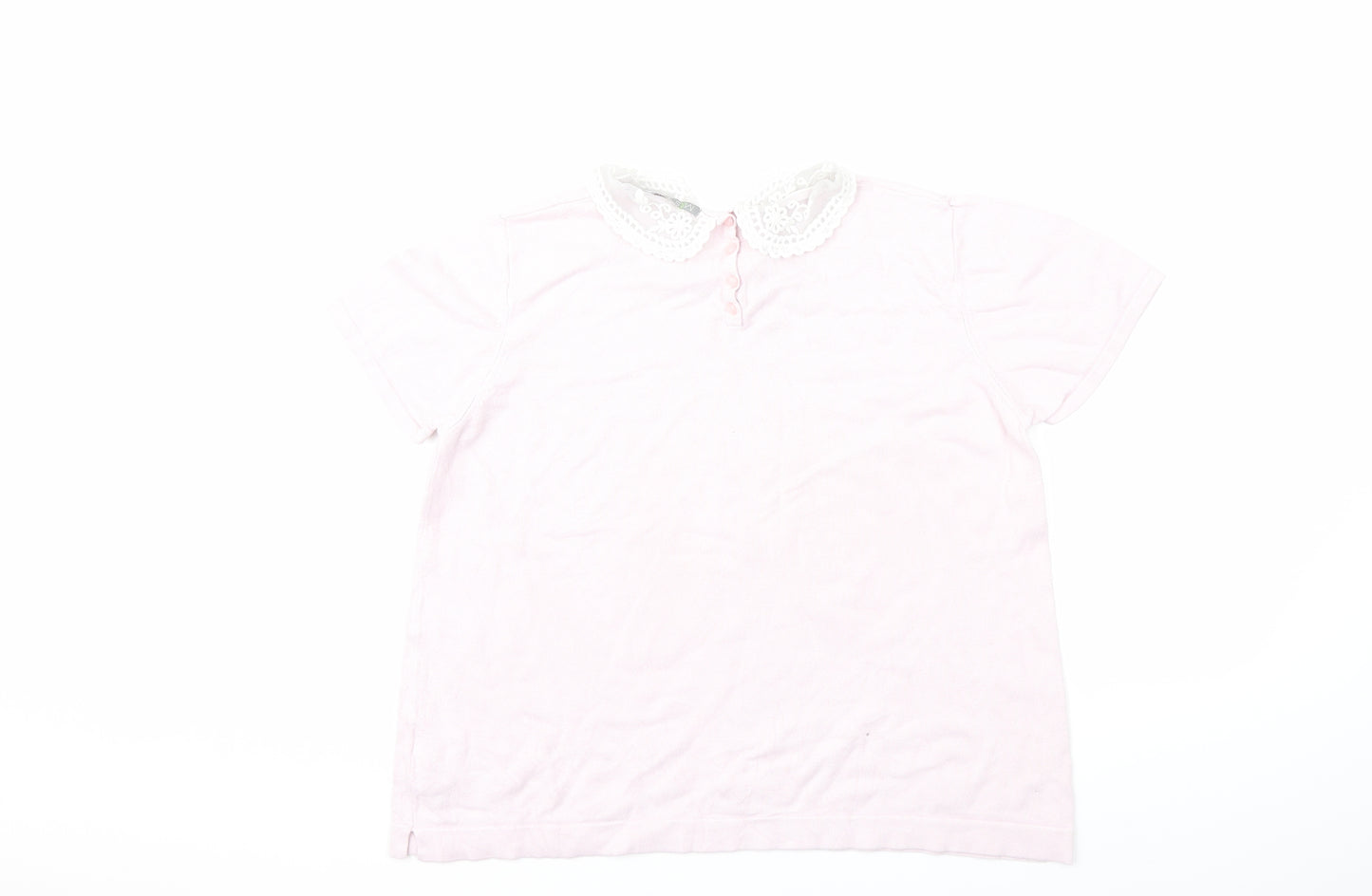 Marks and Spencer Womens Pink  Knit Pullover Jumper Size 16