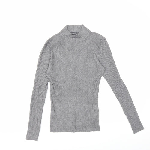 Primark Womens Grey  Knit Pullover Jumper Size 12