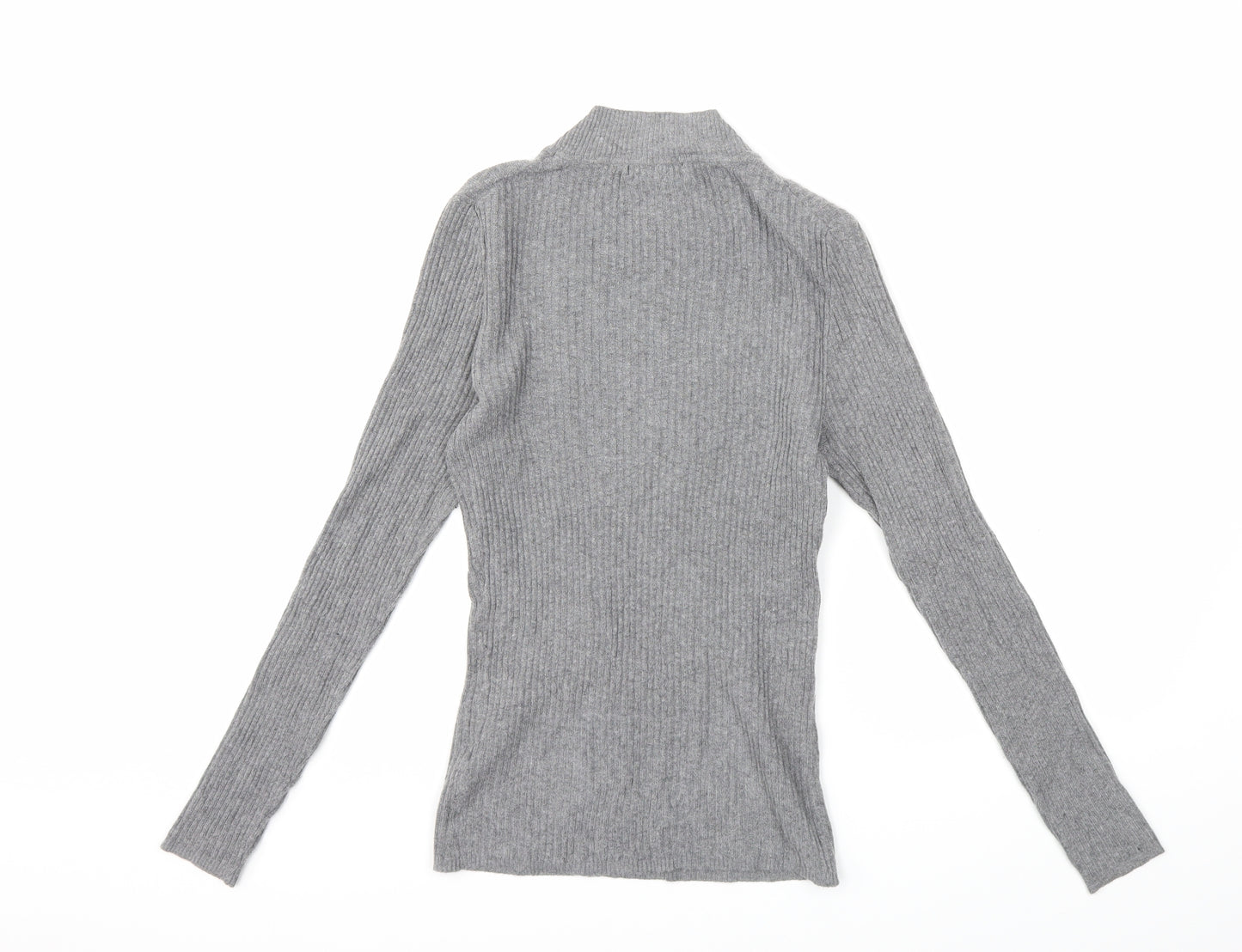 Primark Womens Grey  Knit Pullover Jumper Size 12
