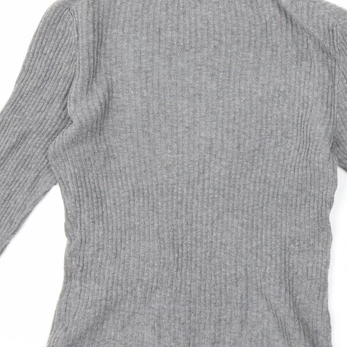 Primark Womens Grey  Knit Pullover Jumper Size 12