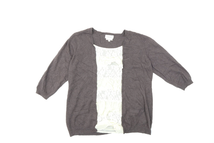 NEXT Womens Brown  Knit Cardigan Jumper Size 18