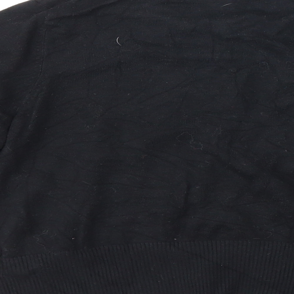 Marks and Spencer Womens Black  Knit Cardigan Jumper Size 18