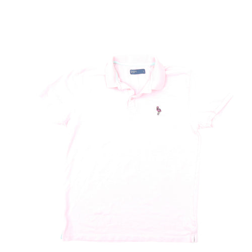 Easy Mens Pink    Polo Size L