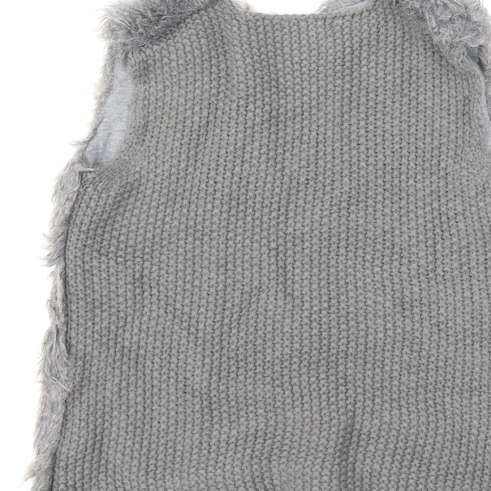 Primark Girls Grey   Cardigan Jumper Size 11-12 Years