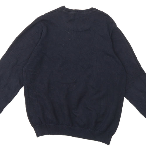 Marks and Spencer Mens Blue  Knit Pullover Jumper Size L