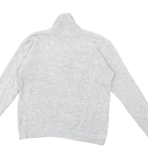 Pure & Natural Womens Grey  Knit Pullover Jumper Size M