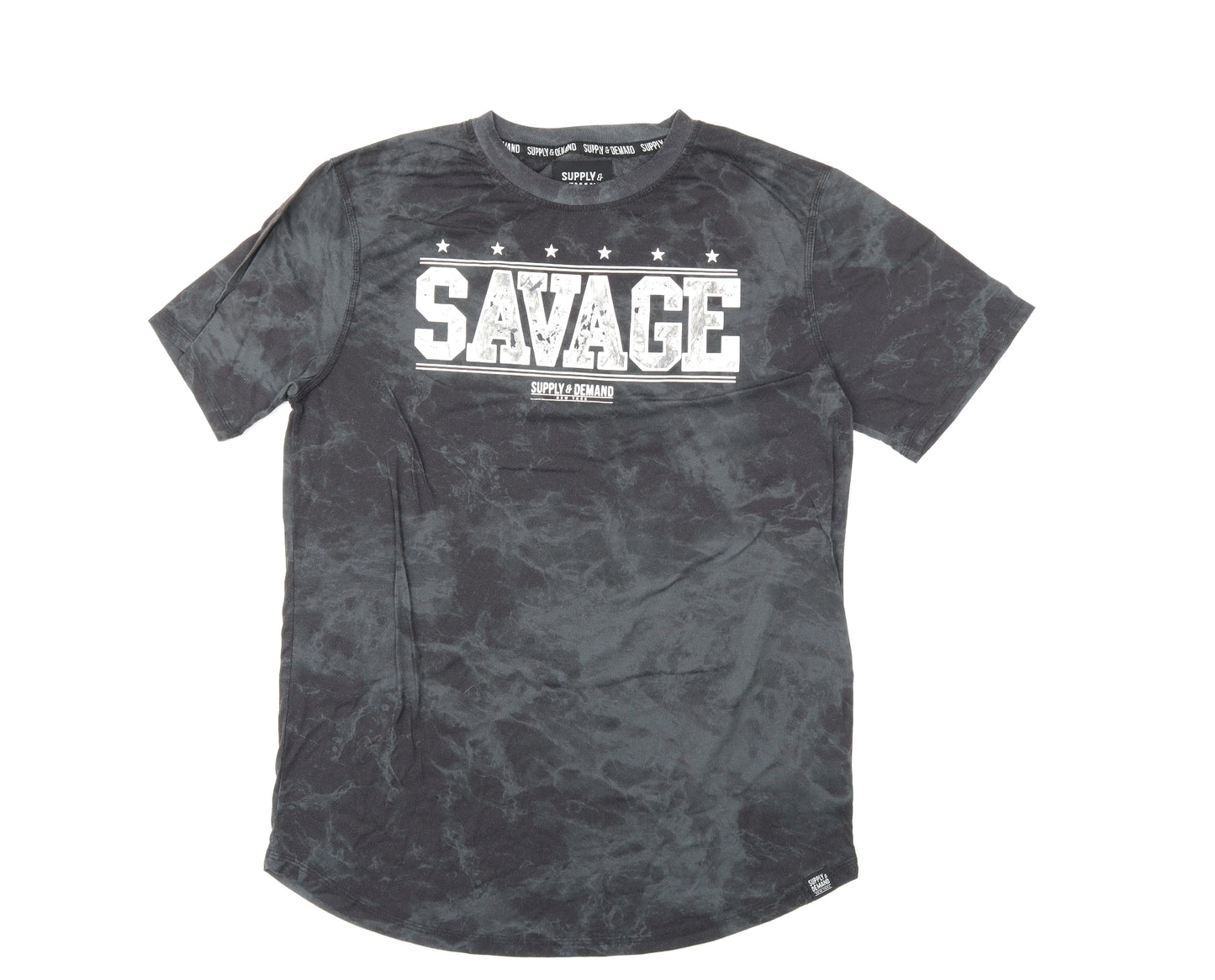 Supply & Demand Mens Grey    T-Shirt Size XL  - SAVAGE