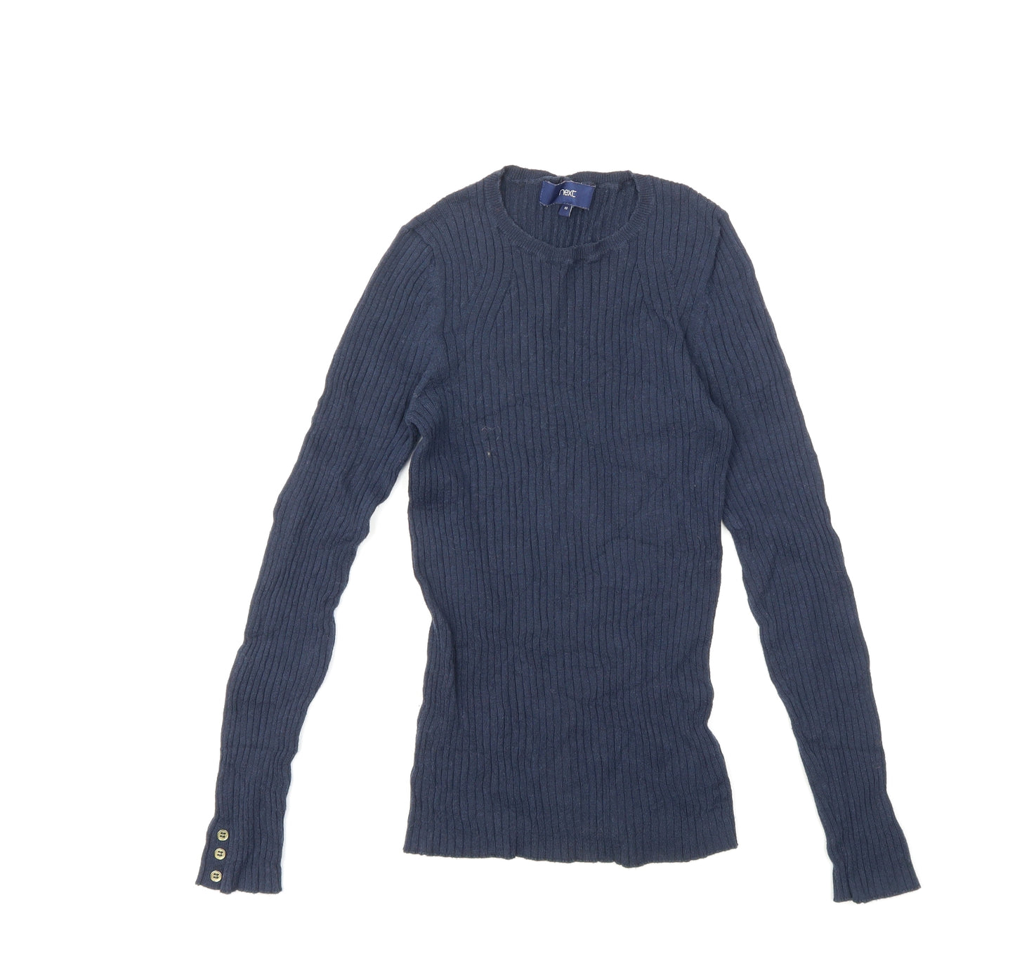 NEXT Womens Blue  Knit Pullover Jumper Size 10