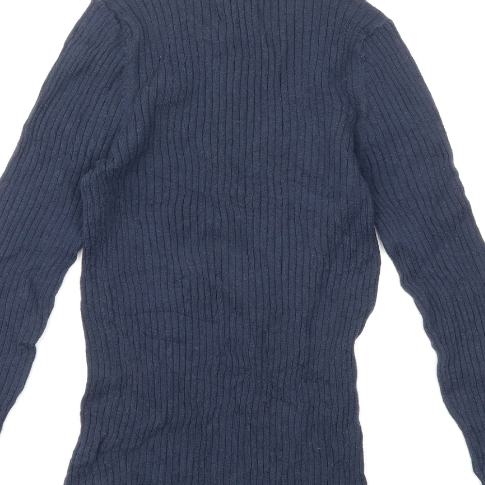 NEXT Womens Blue  Knit Pullover Jumper Size 10