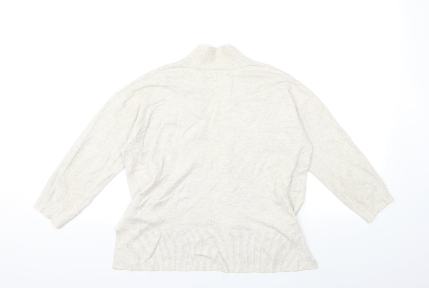 George Womens Beige  Knit Cardigan Jumper Size 10