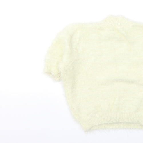 Atmosphere Womens Yellow  Knit Pullover Jumper Size 8