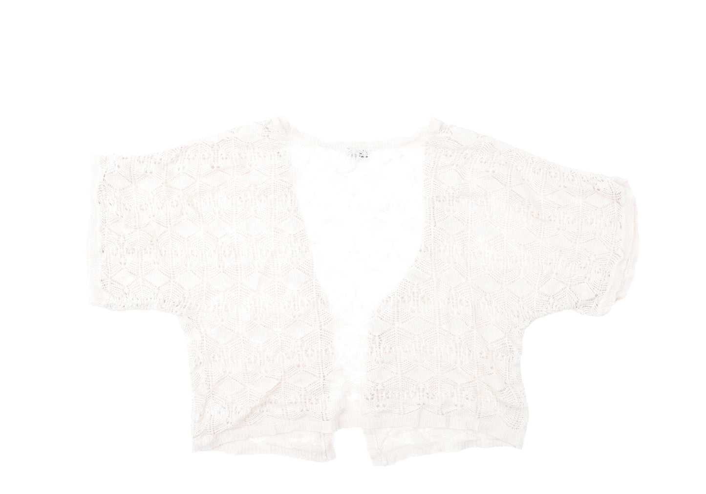 Topshop Womens Beige  Knit Cardigan Jumper Size 14