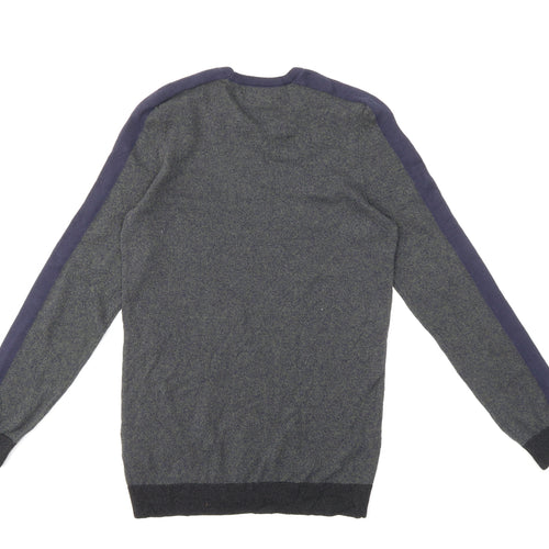 Marks and Spencer Mens Grey  Knit Pullover Jumper Size XS