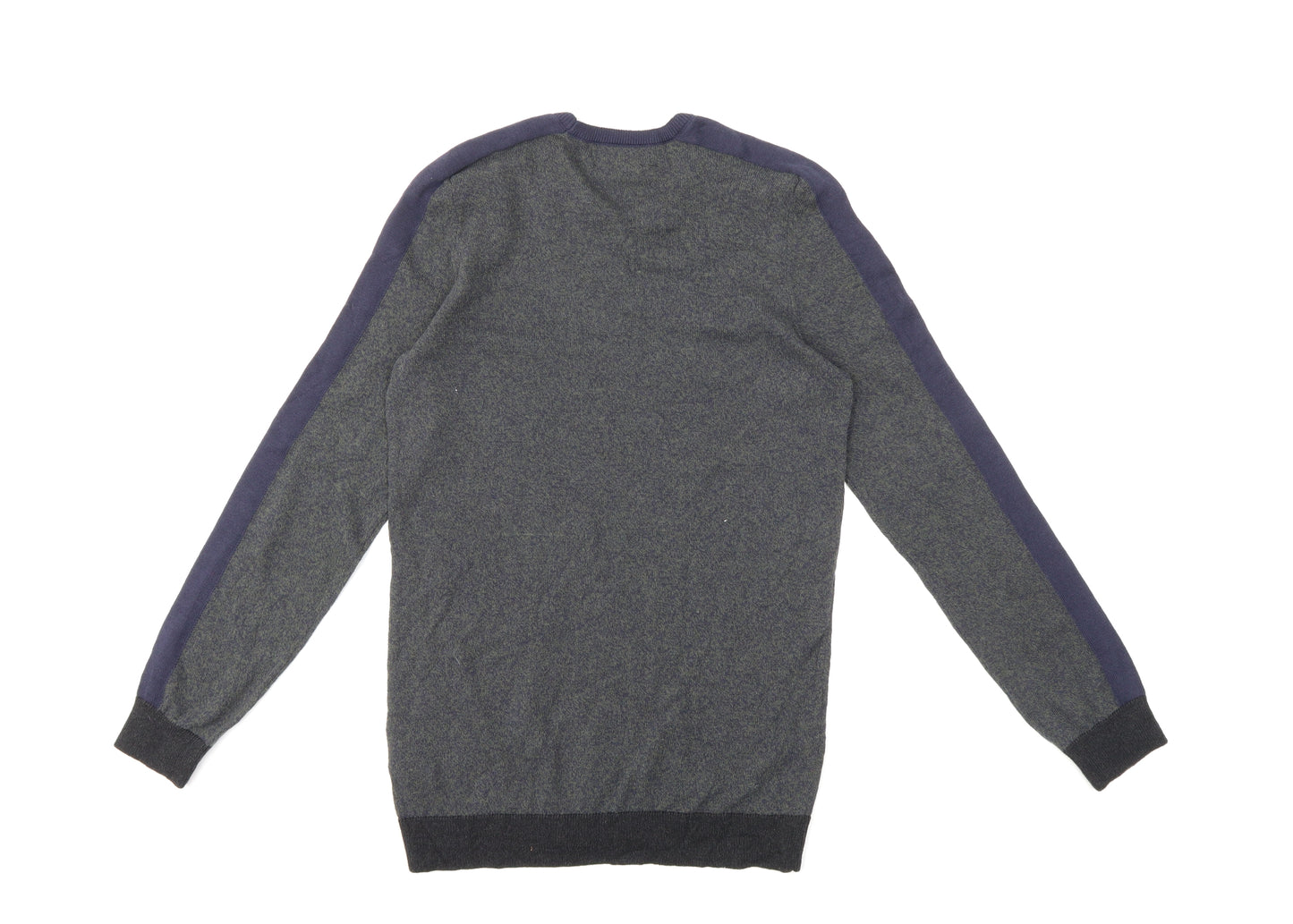 Marks and Spencer Mens Grey  Knit Pullover Jumper Size XS