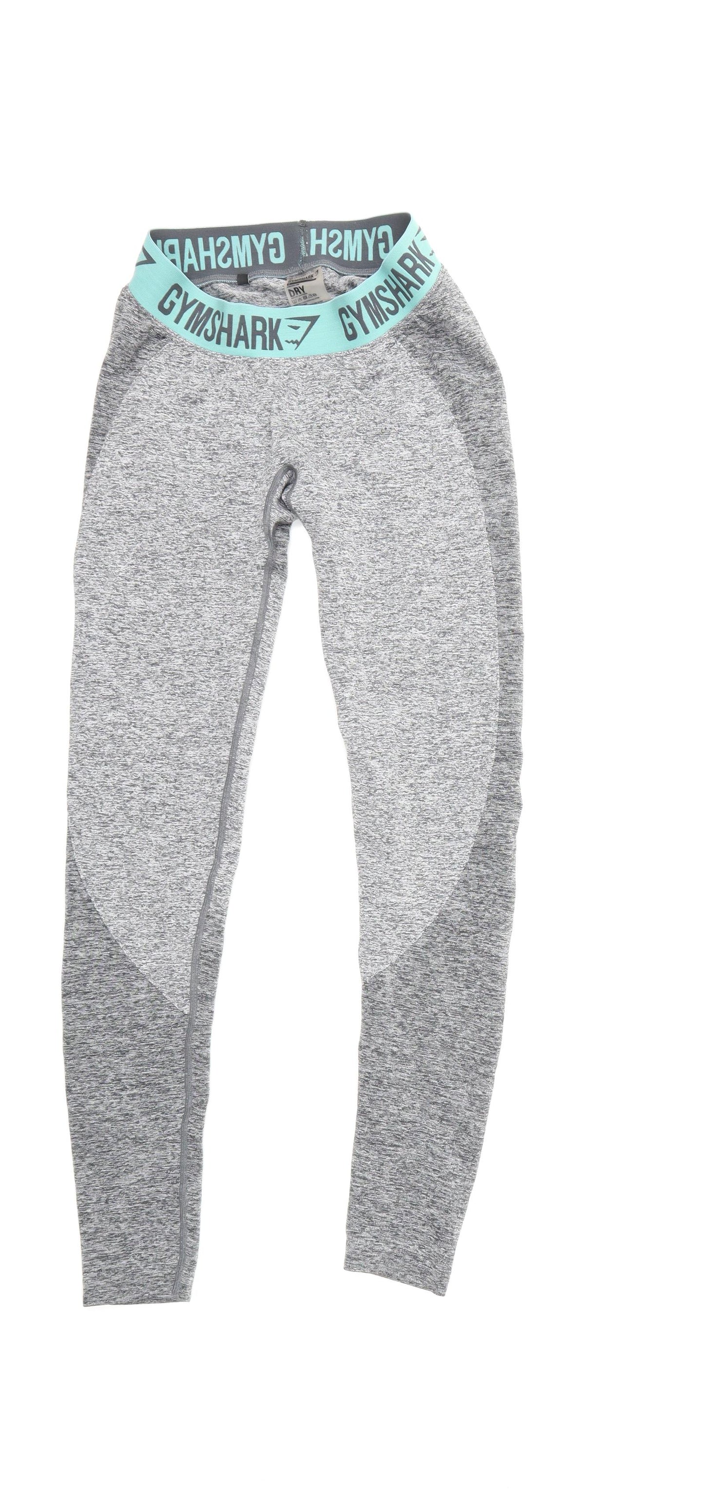 Gym Shark Womens Grey   Compression Leggings Size S L27 in
