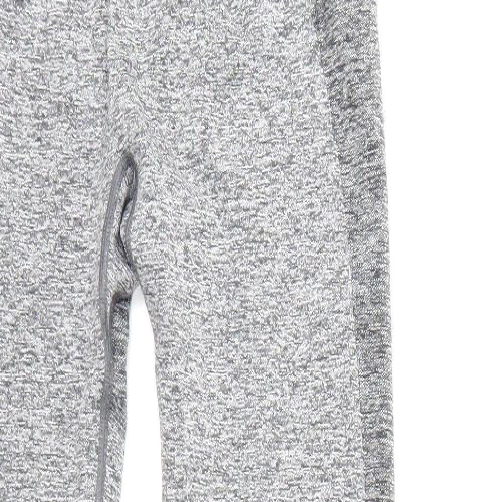 Gym Shark Womens Grey   Compression Leggings Size S L27 in