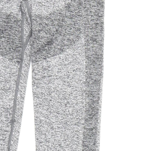 Gym Shark Womens Grey   Compression Leggings Size S L27 in
